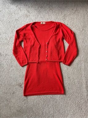 Free People Dress & Cardigan Set
